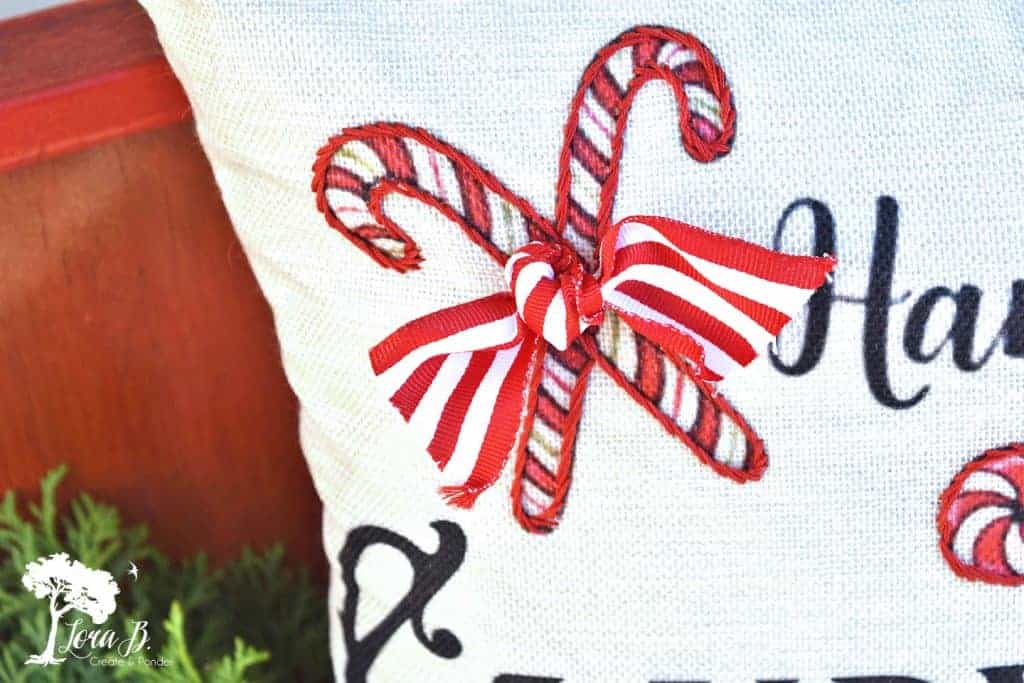 Christmas decor pillow how to