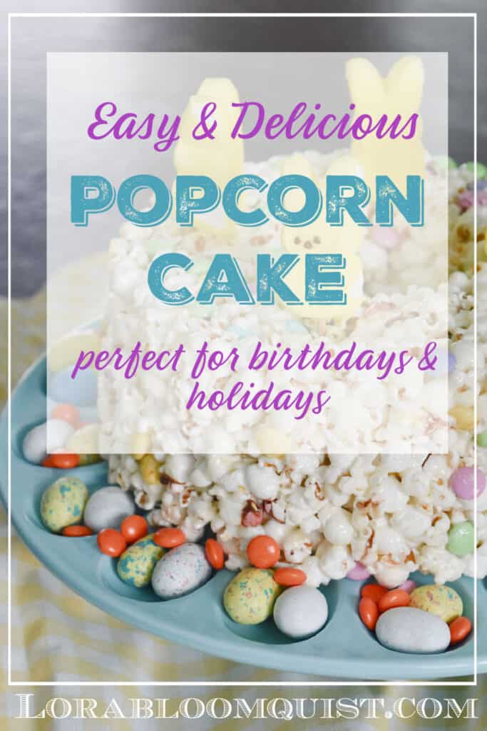 Easy popcorn cake