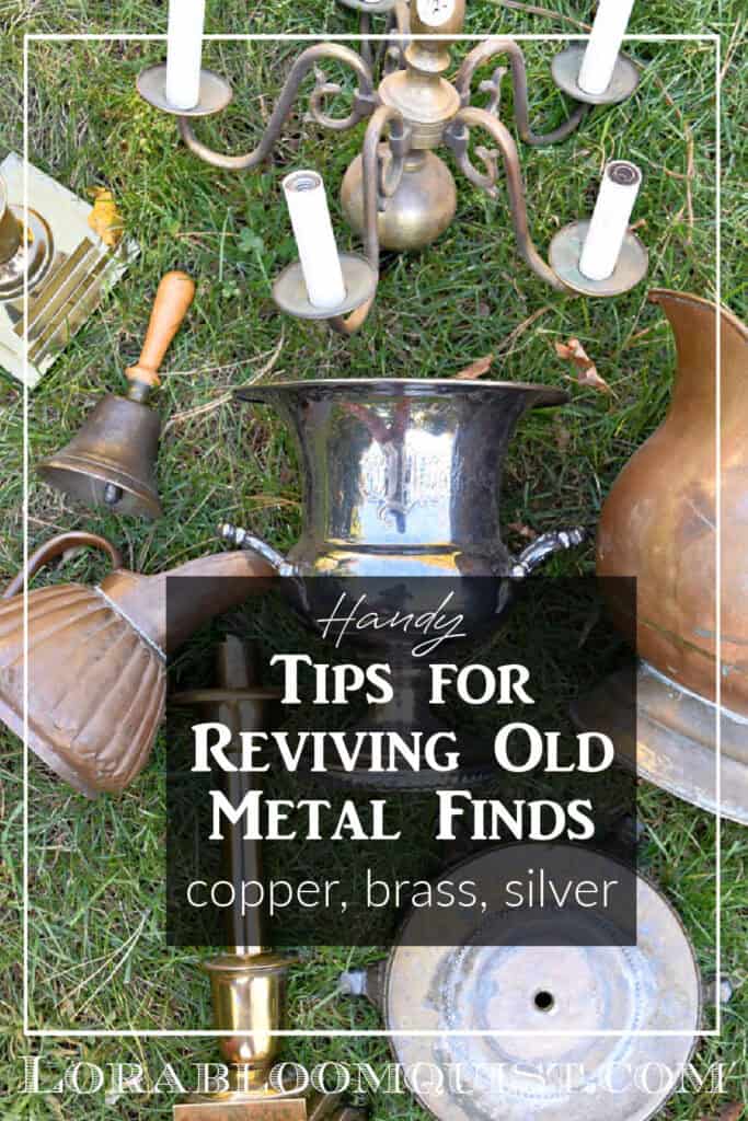Handy Tips for reviving old metal finds pin.