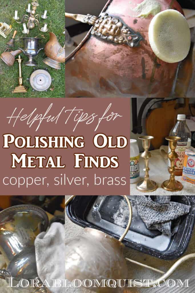 Helpful tips for polishing old metal finds pin.