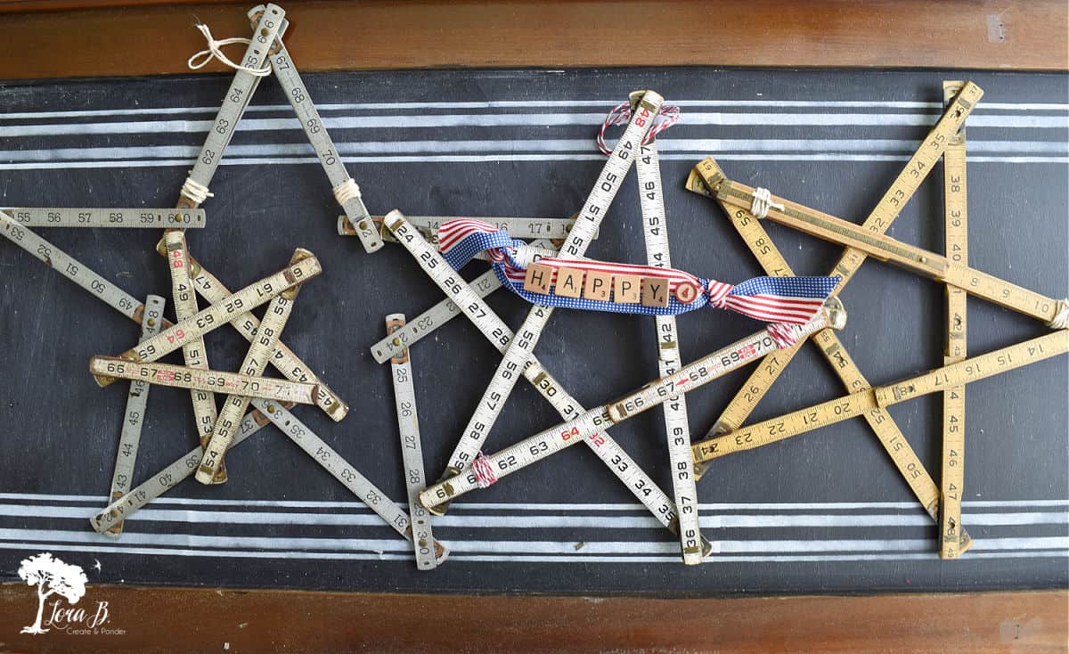 Easy Vintage Folding Ruler Stars How To