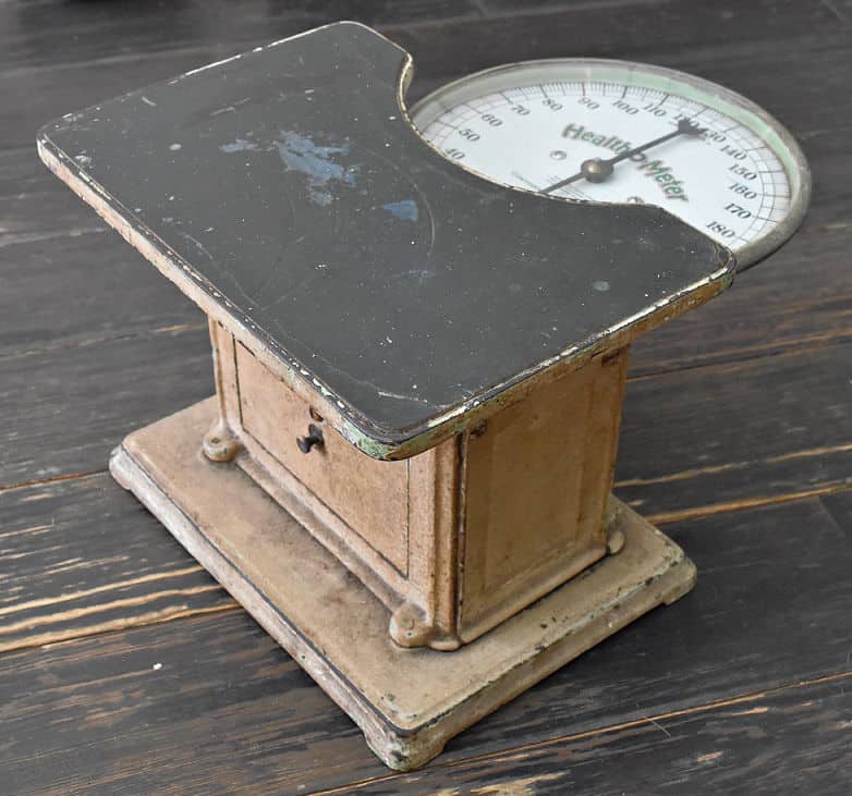 Vintage floor scale