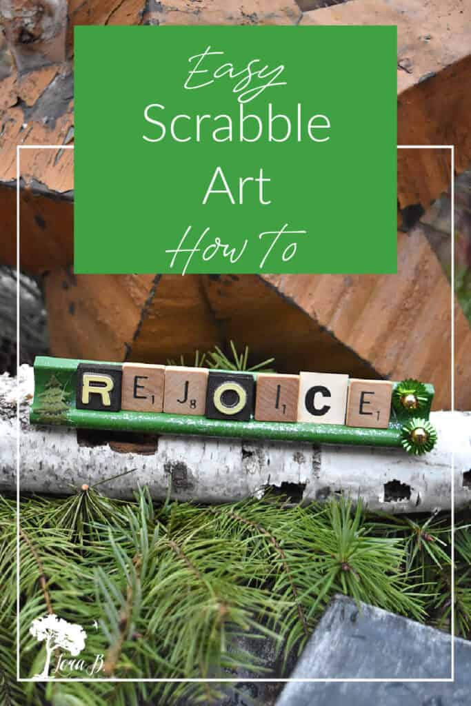 Scrabble Holiday Art How To