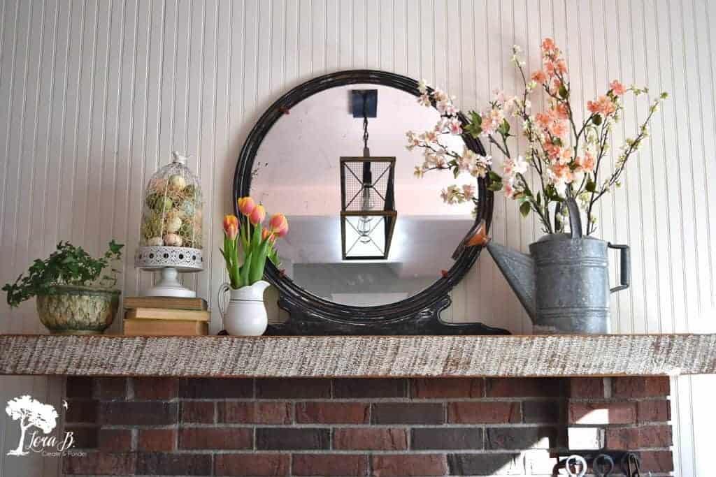 spring mantel decor ideas