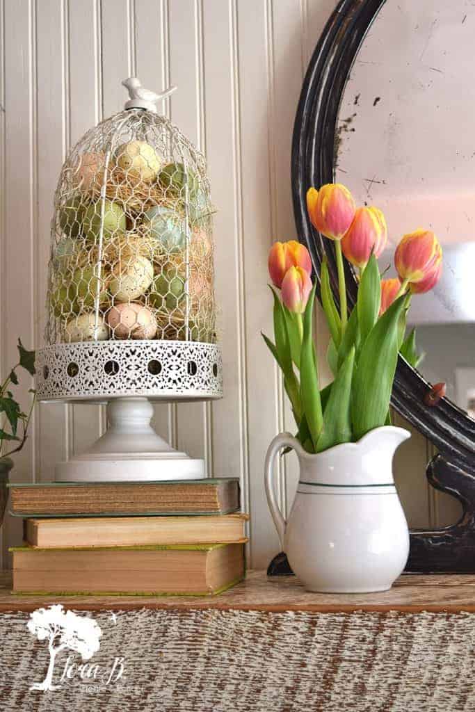 spring mantel decor ideas