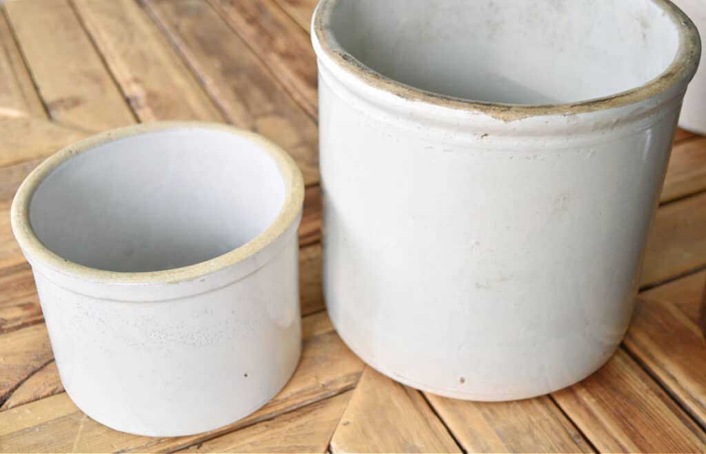 Stoneware crocks