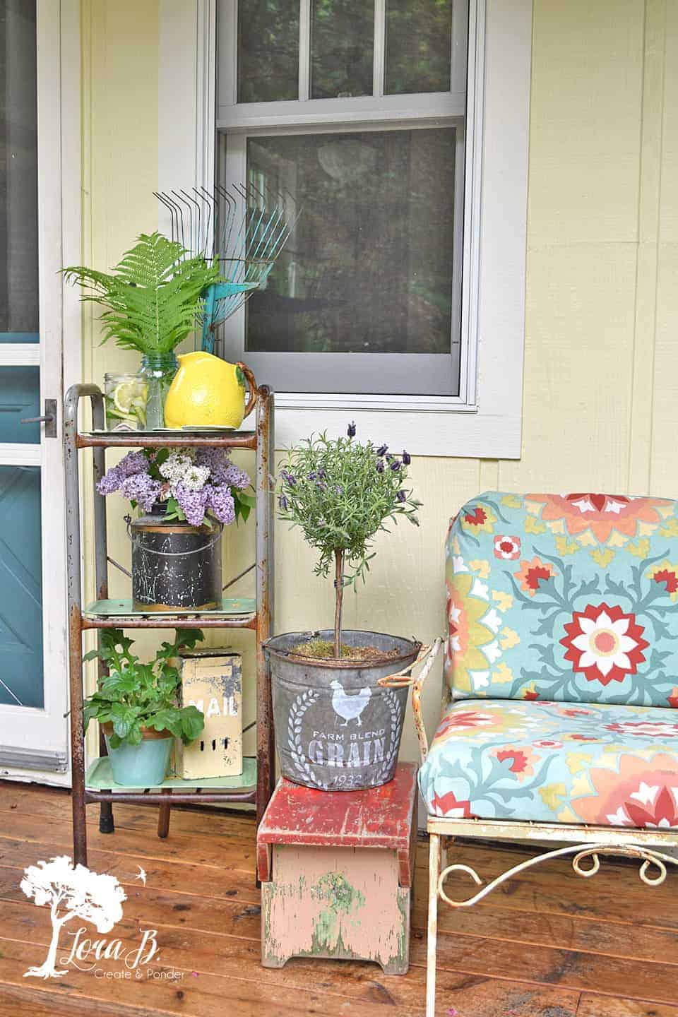 Pin by Pam Long on Franktown French  Stencil furniture, Vintage furniture,  Diy patio furniture