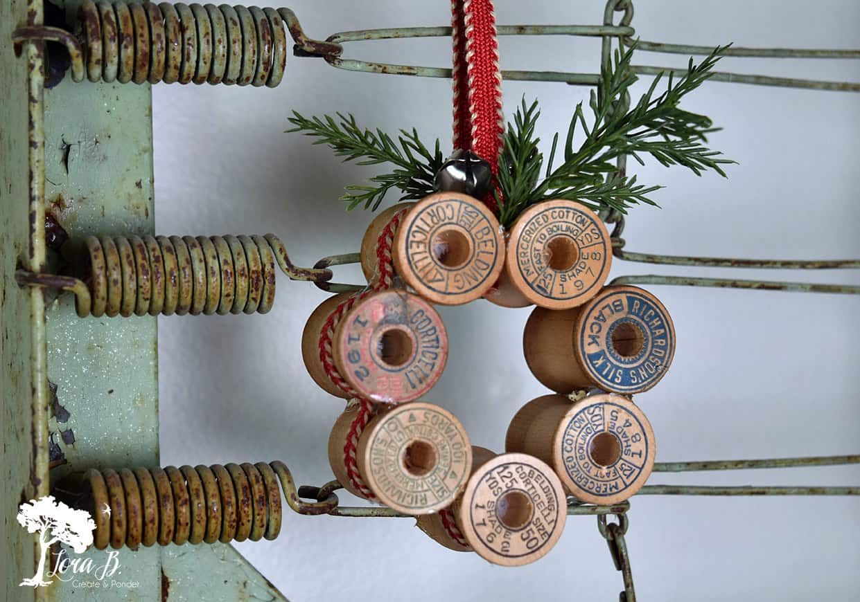 Thread Spool Ornament - Eclectic Momsense