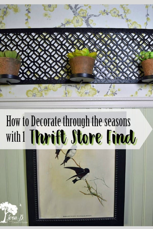 All Season Decorating with One Thrift Store Find