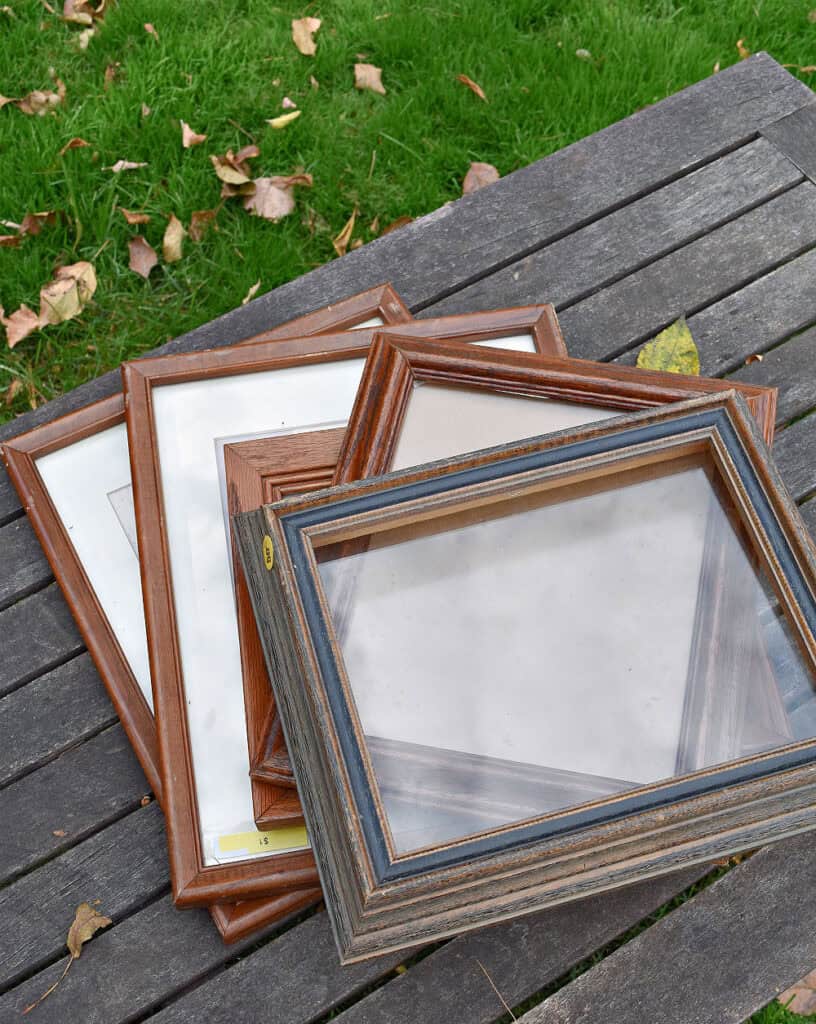 Wooden frames