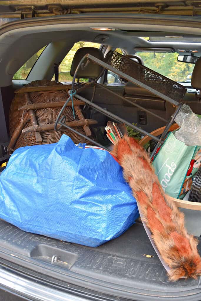 Carload of vintage finds.
