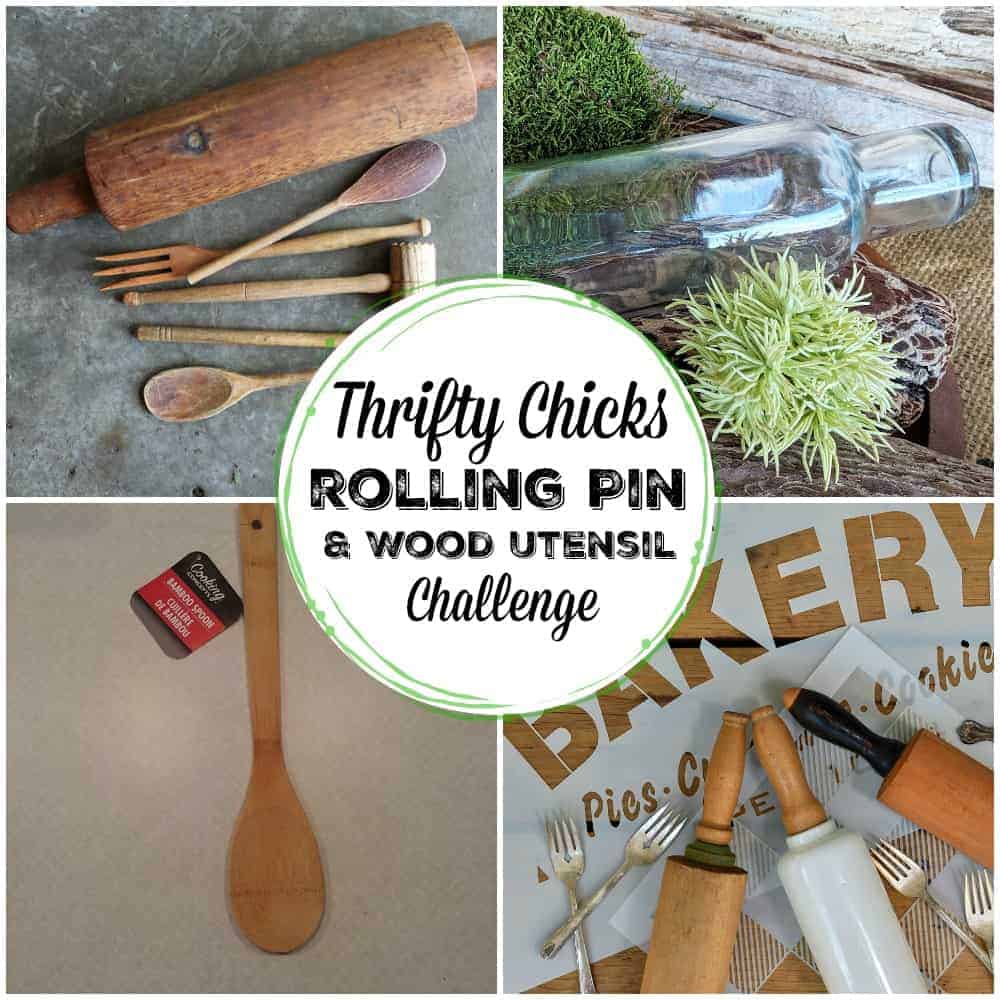 rolling pin spoon holder display - Funky Junk Interiors