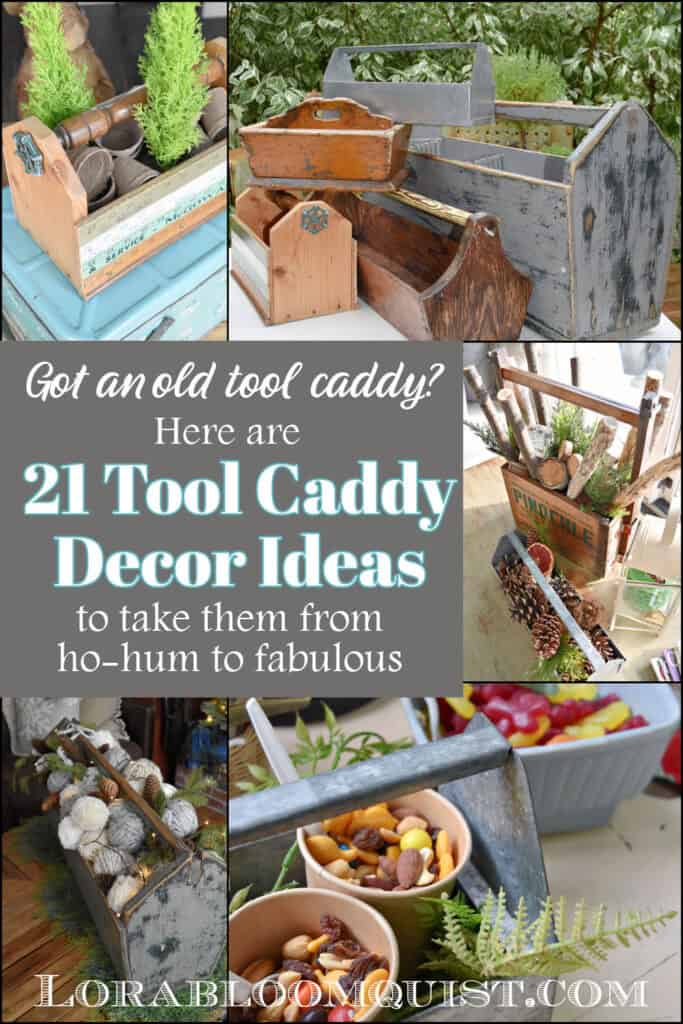 Tool caddy decor ideas