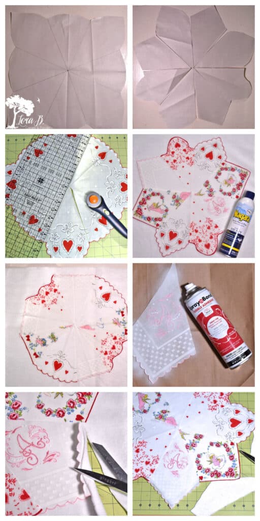 Vintage hankie upcycle how to