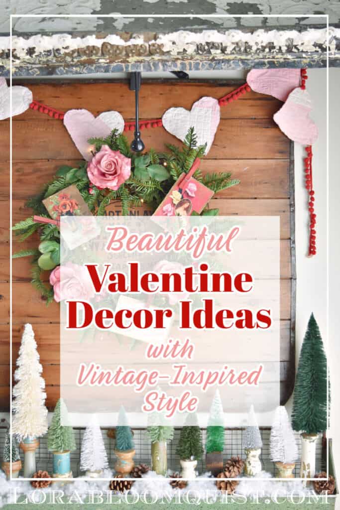 Valentine's Day Decor Ideas Pin.