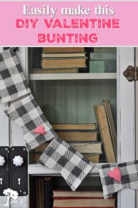 DIY valentine bunting