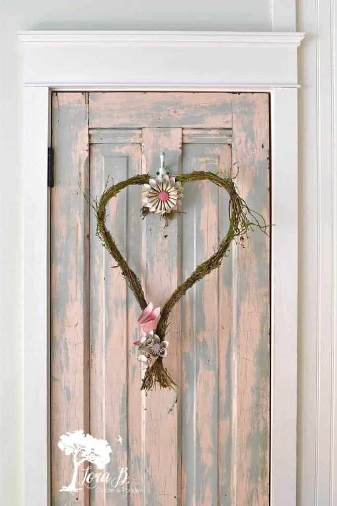 Valentine wreath how to