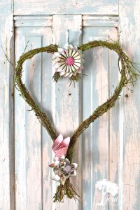 Valentine wreath how to