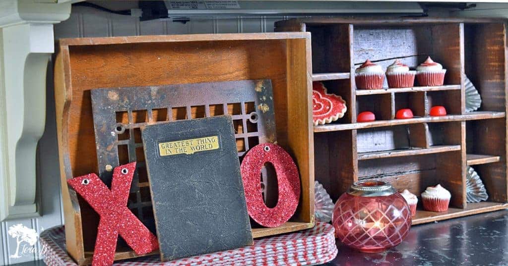 Valentines Day Decor in the Kitchen