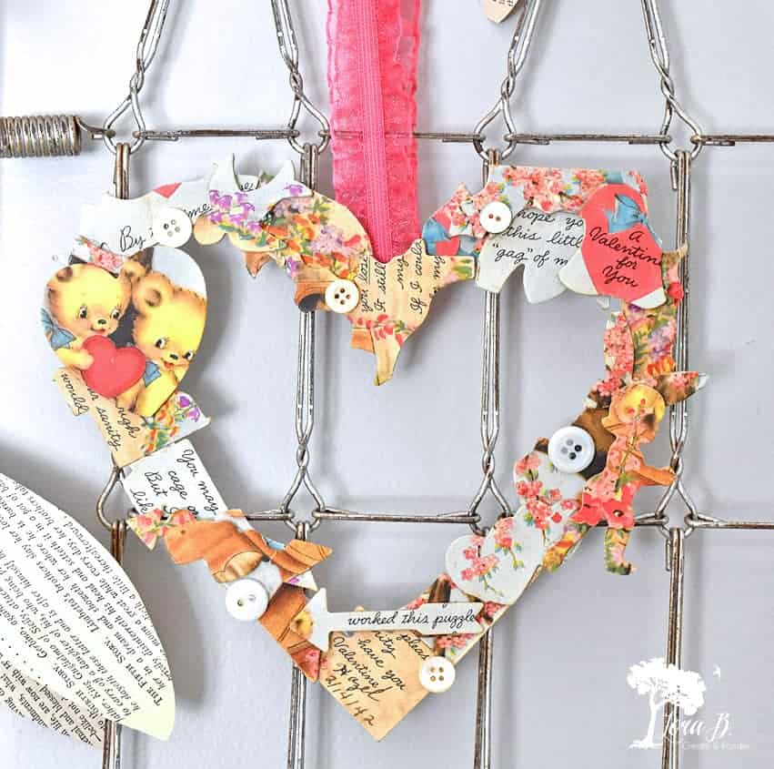 upcycled vintage puzzle