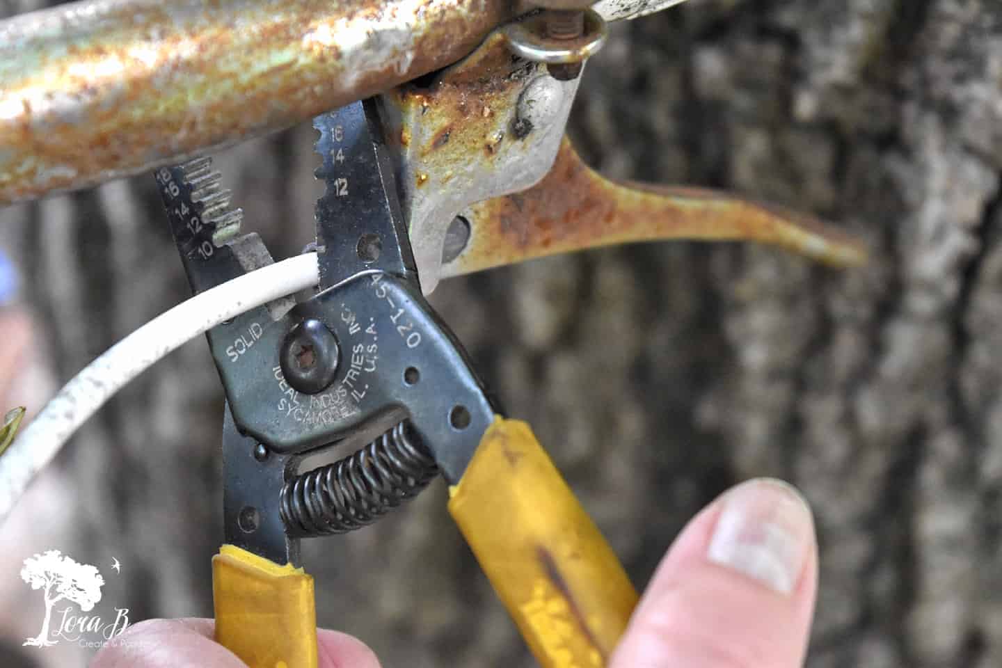 how to refresh a vintage bicycle for garden art