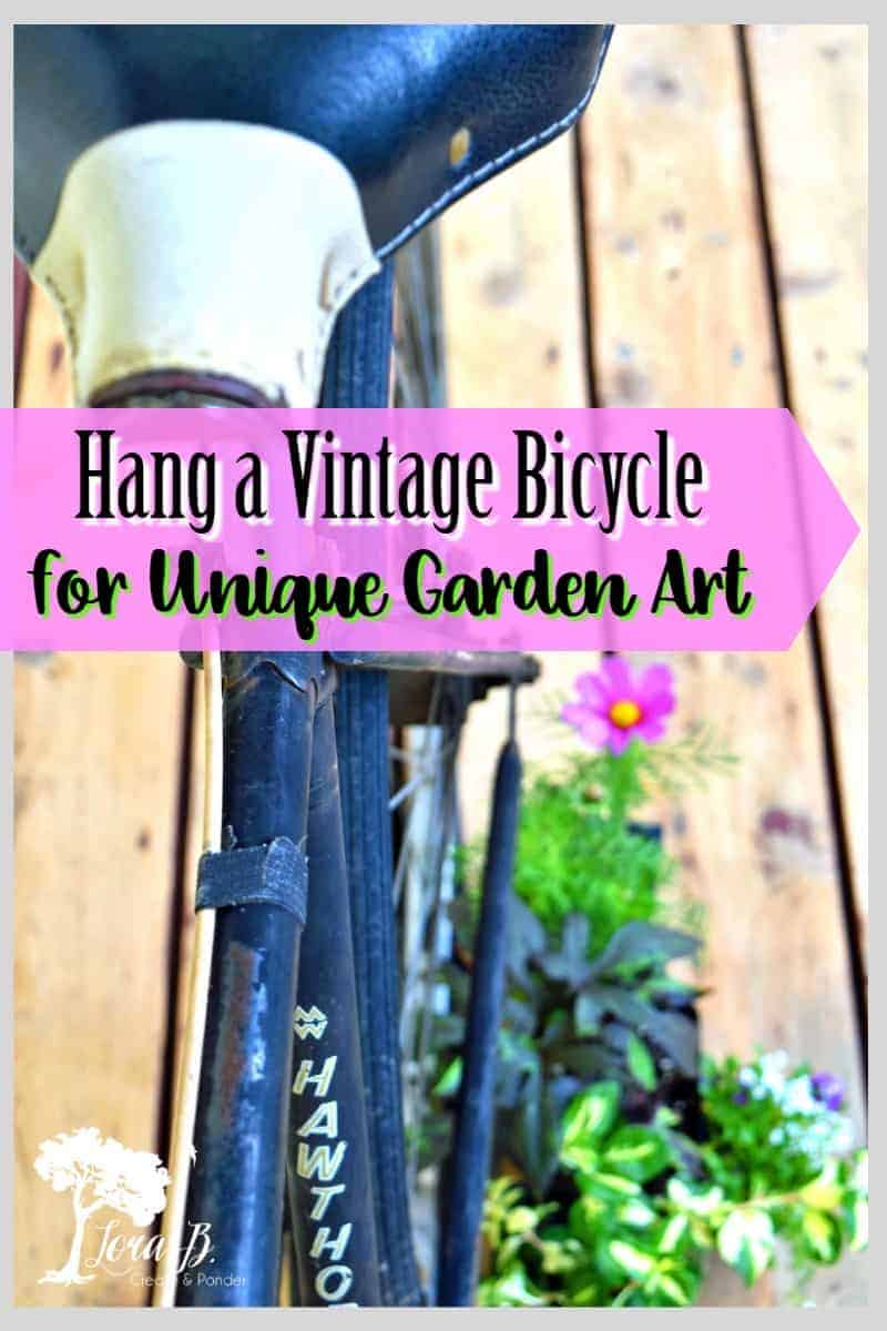 how to decorate a vintage bike
