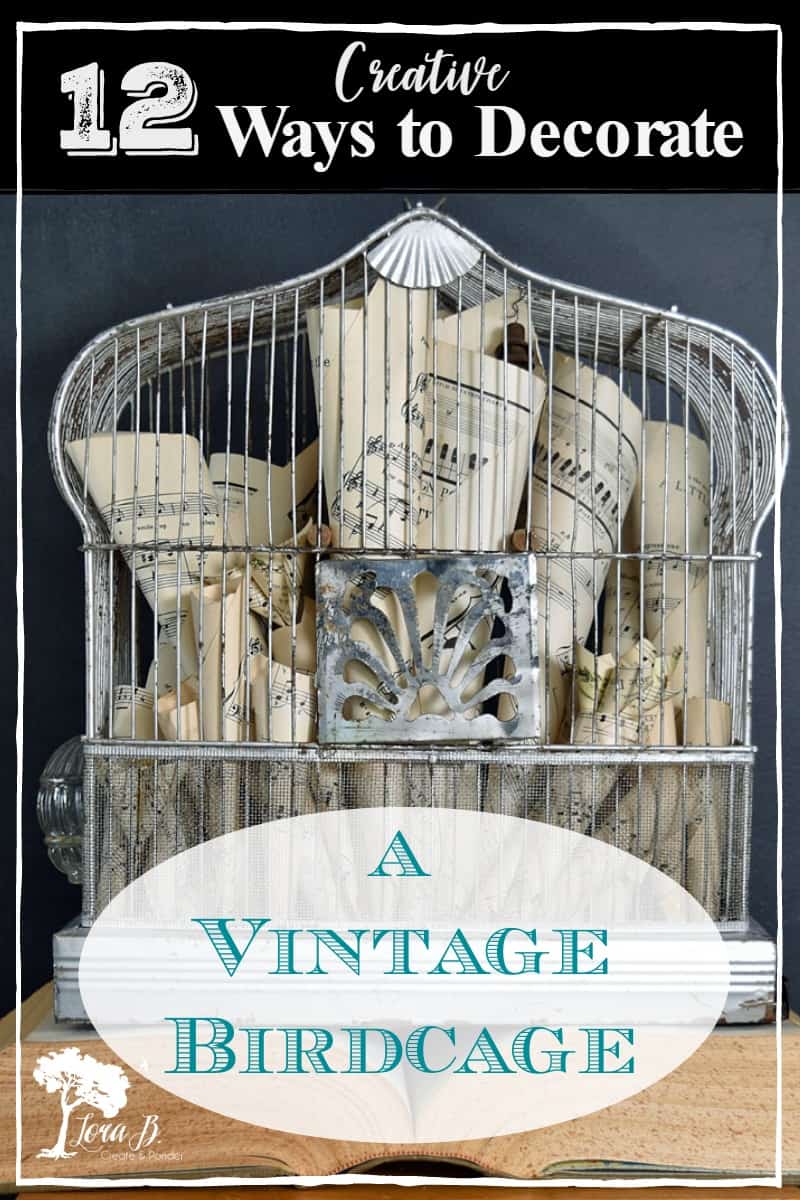 12 Creative Ways to Decorate With A Vintage Birdcage