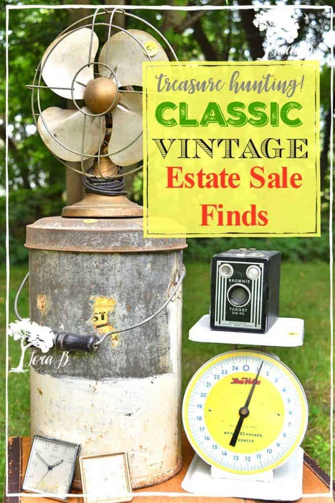 Classic Vintage Estate Sale Finds (plus helpful tips) - Lora  Bloomquist~Create & Ponder