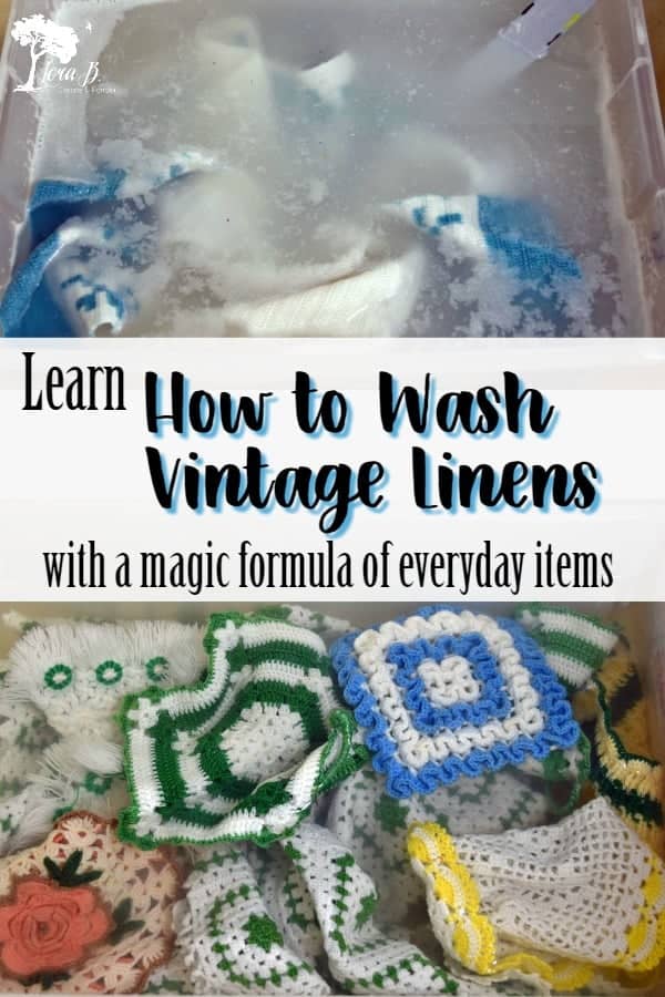 How to Wash Vintage Linens