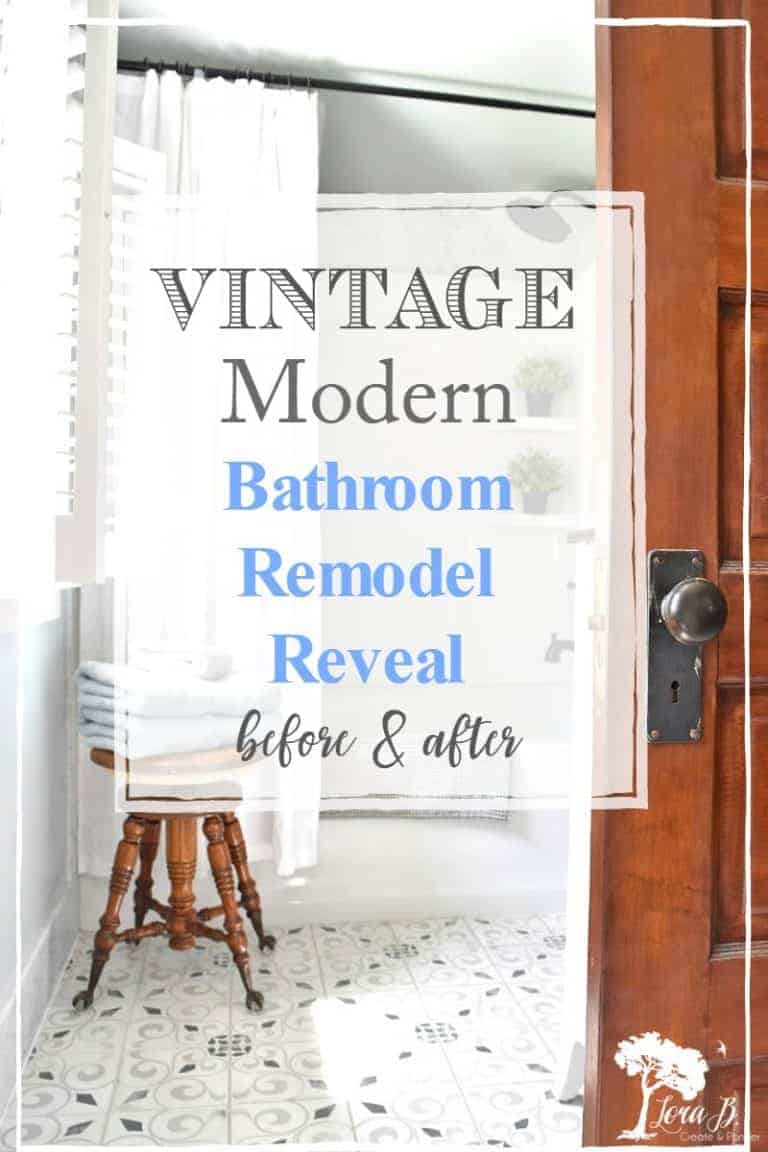 Vintage Modern Bathroom Remodel Reveal