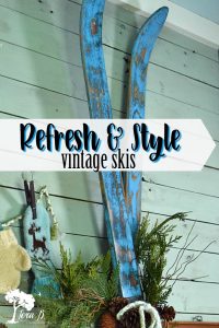 How To Refresh and Style Vintage Skis