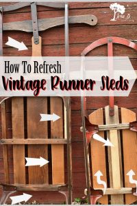 How To Refresh Vintage Sleds
