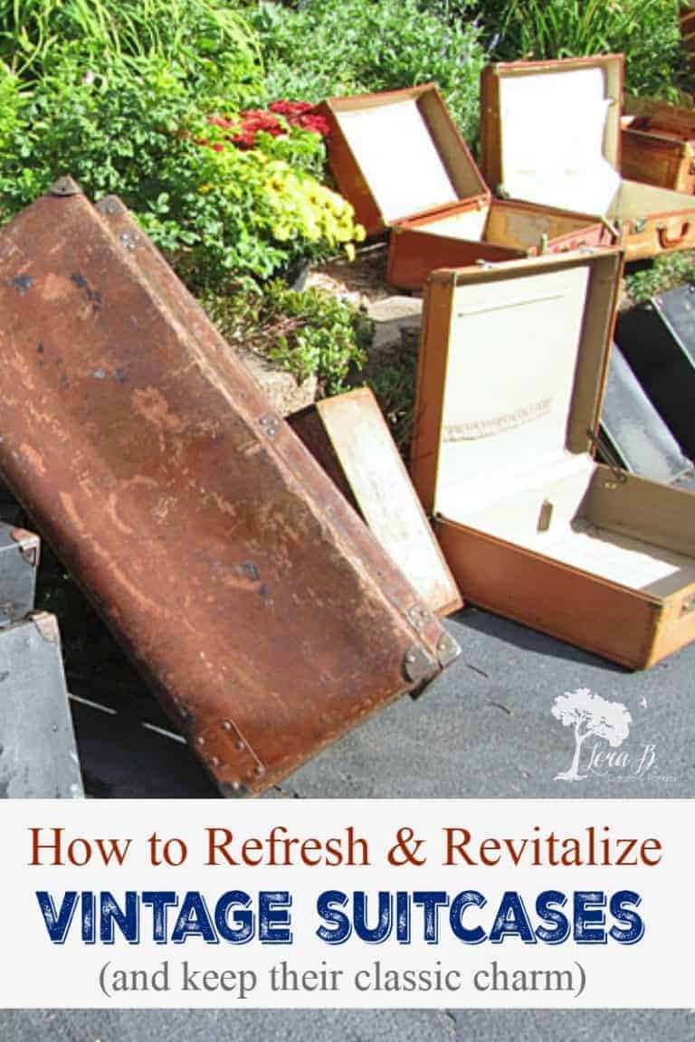 Vintage Suitcases How to Clean and Refresh (and keep their classic