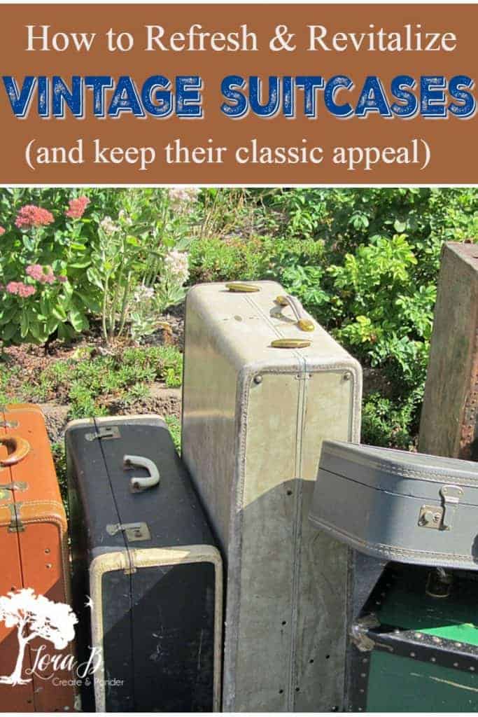 Vintage Suitcases How to Clean and Refresh (and keep their classic