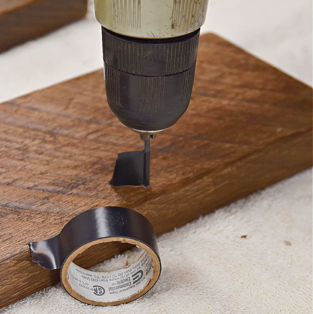 Handyman tip for drilling holes.