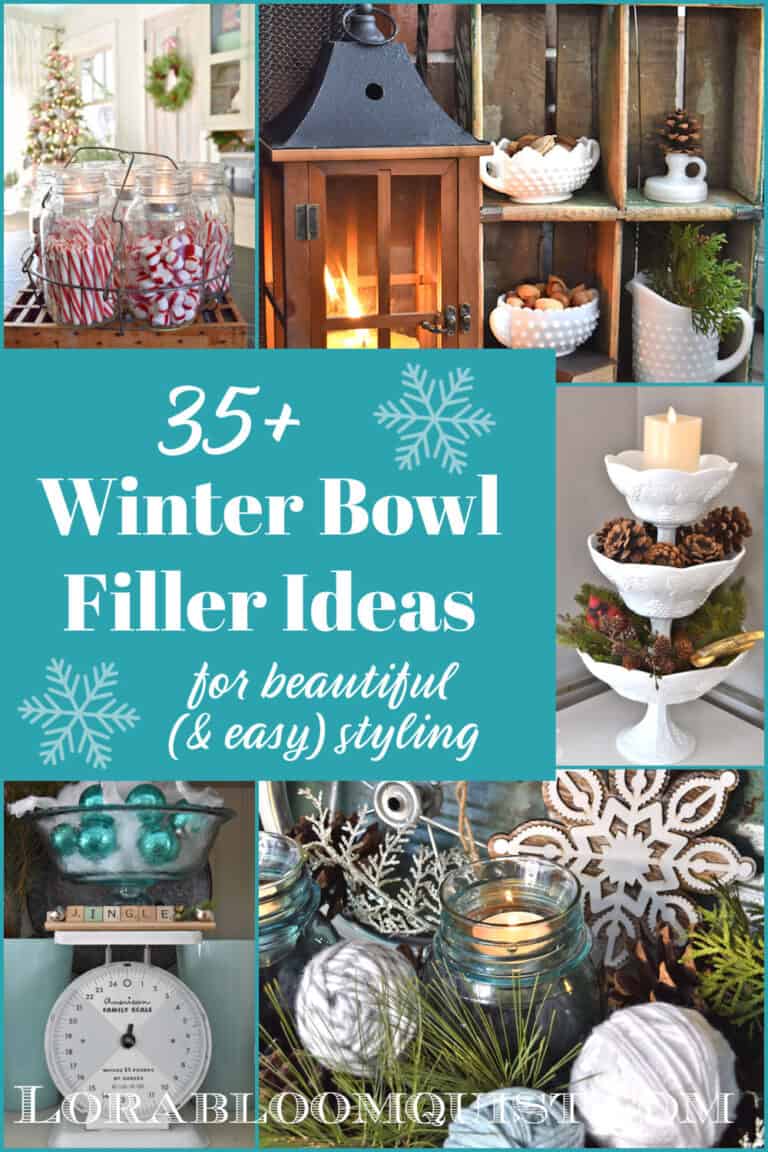 35+ Decorative Bowl Filler Ideas for Beautiful (& easy) Winter and