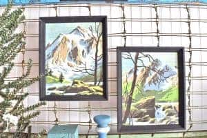 vintage paint by numbers as decor inspiration