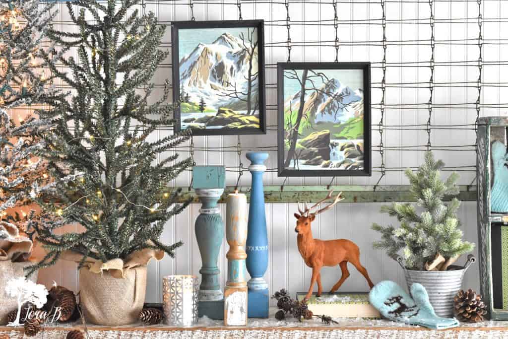 mountain paint by numbers as decor inspiration