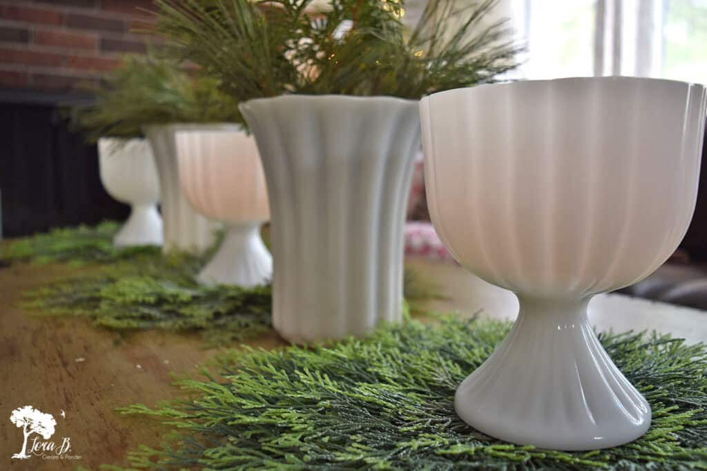 10 Pretty Ways to Decorate with Vintage Milk Glass - Lora Bloomquist~Create  & Ponder