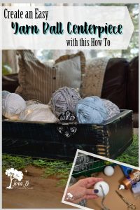 Easy Yarn Ball Centerpiece How To