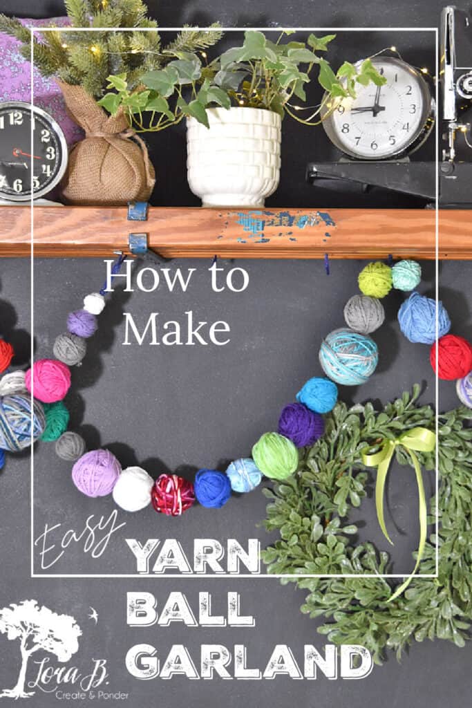 Yarn Ball garland how to