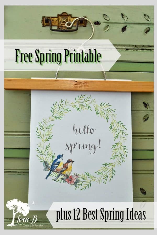 12 Best Spring Decorating and DIY Ideas + Free Spring Printable