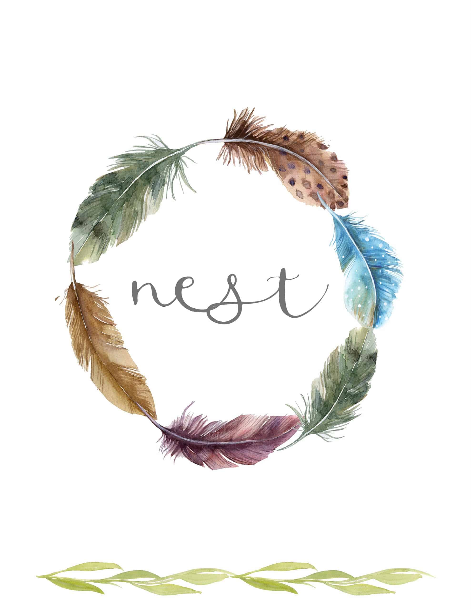 nest Printable Lora BloomquistCreate & Ponder