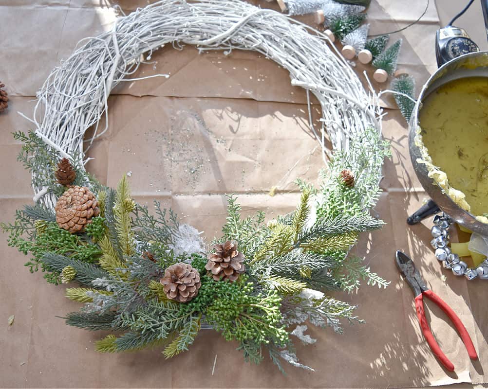 winter grapevine wreath